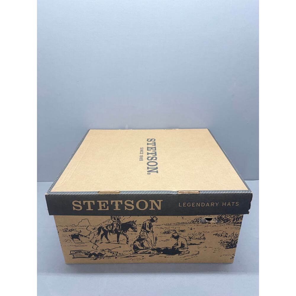 Resistol George Strait 10X Shantung Panama Straw Cowboy Hat 7 1/2 With Box - Picture 2 of 11